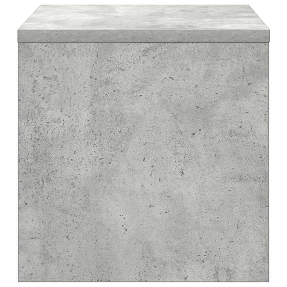 Produktbild för Sängbord betonggrå 40x30x30 cm konstruerat trä