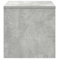 Produktbild för Sängbord betonggrå 40x30x30 cm konstruerat trä