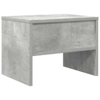Produktbild för Sängbord betonggrå 40x30x30 cm konstruerat trä