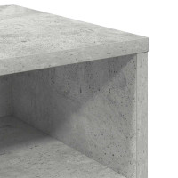 Produktbild för Sängbord betonggrå 40x30x30 cm konstruerat trä