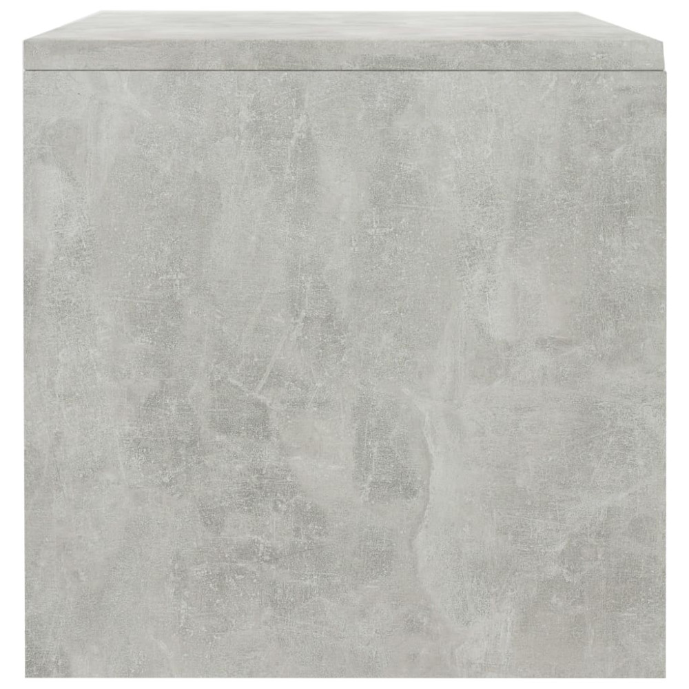 Produktbild för Sängbord 2 st betonggrå 40x30x30 cm konstruerat trä