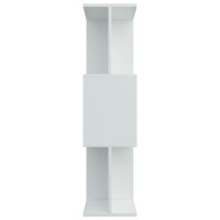Produktbild för Bokhylla/Rumsavdelare vit 80x24x96 cm konstruerat trä