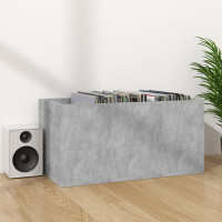Produktbild för Vinylhylla betonggrå 71x34x36 cm konstruerat trä