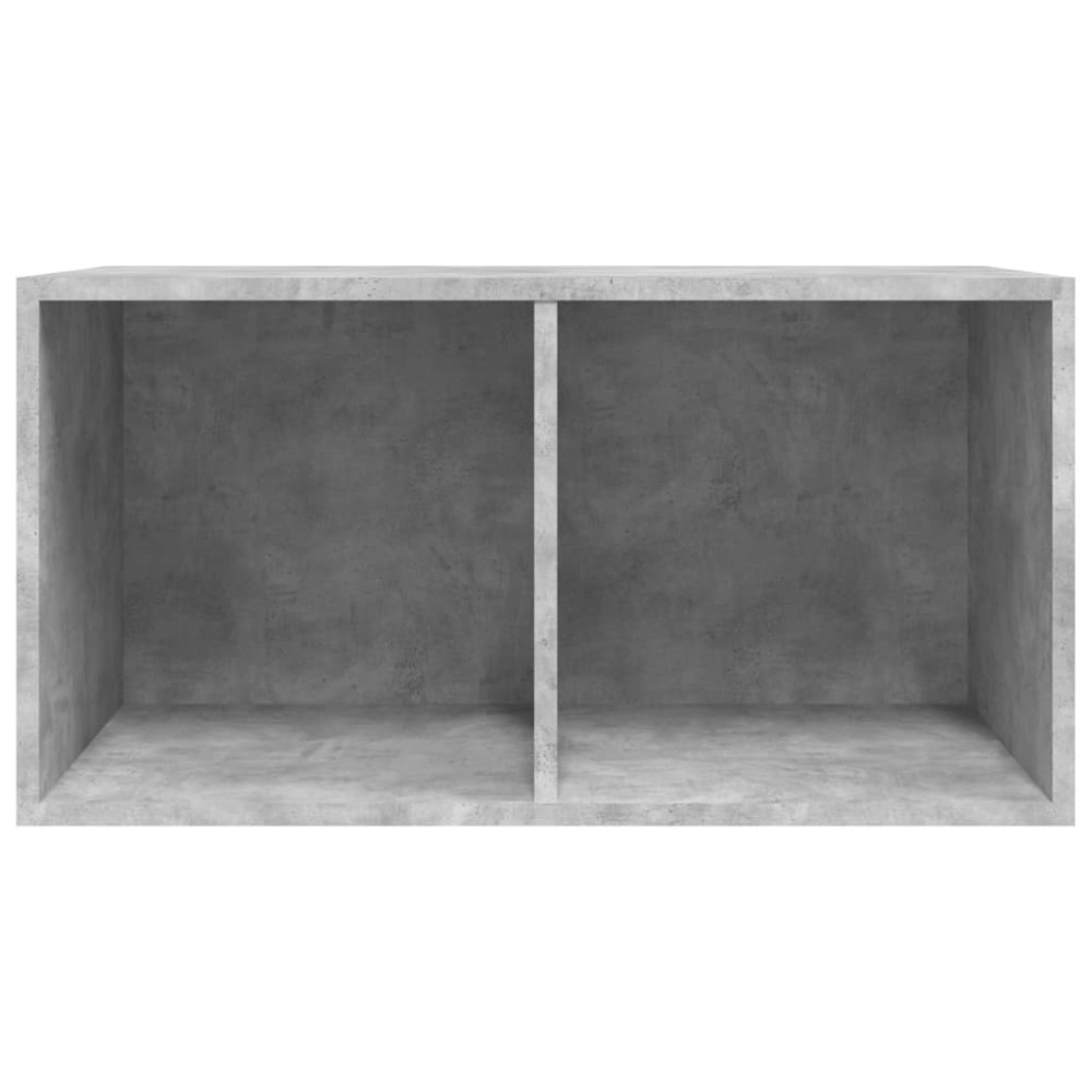 Produktbild för Vinylhylla betonggrå 71x34x36 cm konstruerat trä