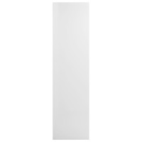 Produktbild för Bokhylla/tv-bänk vit högglans 36x30x114 cm konstruerat trä