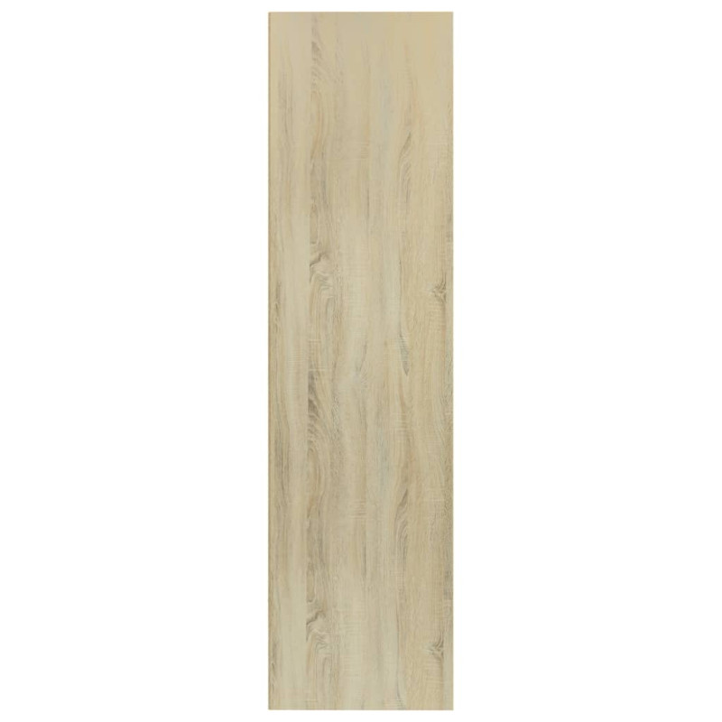 Produktbild för Bokhylla/tv-bänk sonoma-ek 36x30x143 cm konstruerat trä