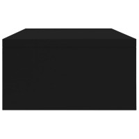Produktbild för Skärmställ svart 42x24x13 cm konstruerat trä