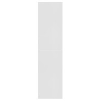 Miniatyr av produktbild för Garderob vit 100x50x200 cm konstruerat trä