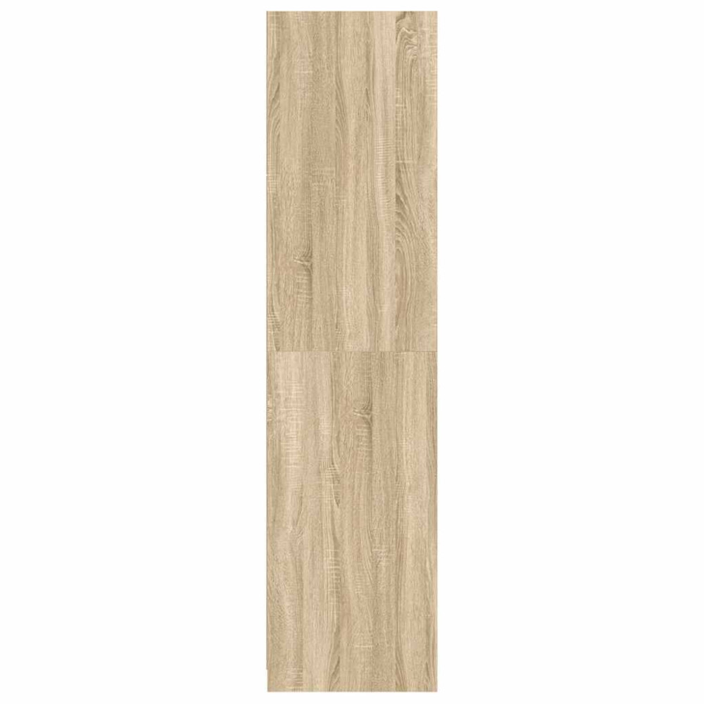 Produktbild för Garderob sonoma-ek 100x50x200 cm konstruerat trä