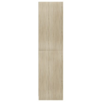Miniatyr av produktbild för Garderob sonoma-ek 100x50x200 cm konstruerat trä