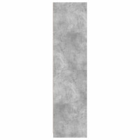 Produktbild för Garderob betonggrå 100x50x200 cm konstruerat trä