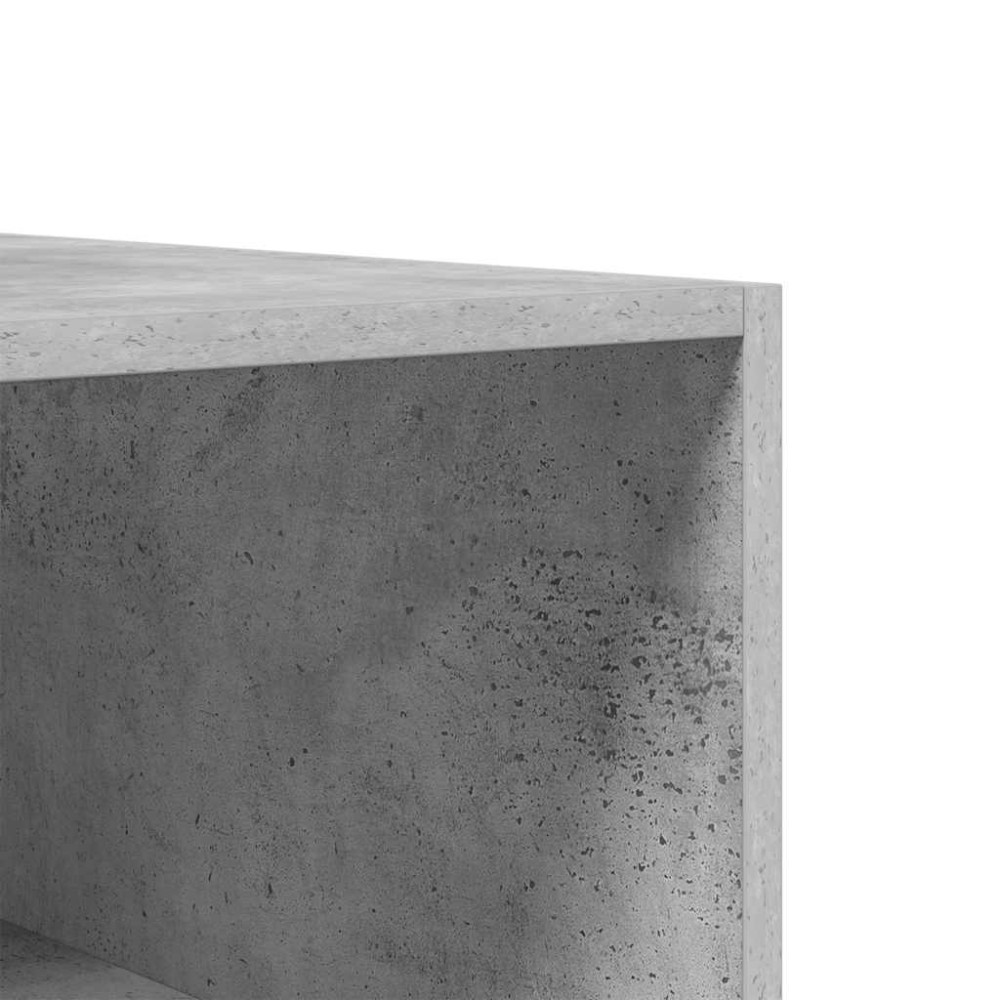 Produktbild för Garderob betonggrå 100x50x200 cm konstruerat trä