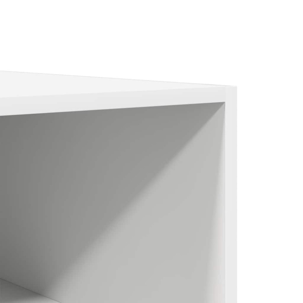 Produktbild för Garderob vit 50x50x200 cm konstruerat trä