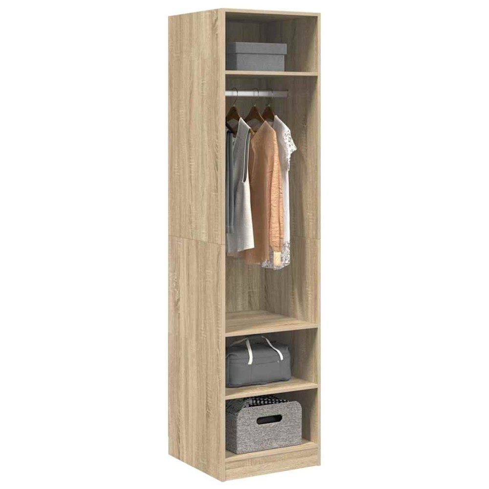 Produktbild för Garderob sonoma-ek 50x50x200 cm konstruerat trä