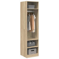 Produktbild för Garderob sonoma-ek 50x50x200 cm konstruerat trä