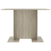 Produktbild för Matbord sonoma-ek 110x60x75 cm konstruerat trä