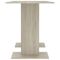 Produktbild för Matbord sonoma-ek 110x60x75 cm konstruerat trä