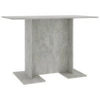 Produktbild för Matbord betonggrå 110x60x75 cm konstruerat trä