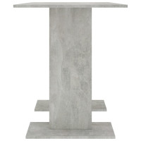 Produktbild för Matbord betonggrå 110x60x75 cm konstruerat trä