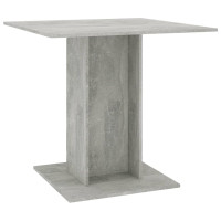 Miniatyr av produktbild för Matbord betonggrå 80x80x75 cm spånskiva