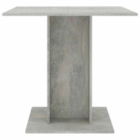 Produktbild för Matbord betonggrå 80x80x75 cm konstruerat trä