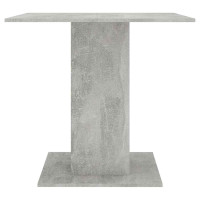 Produktbild för Matbord betonggrå 80x80x75 cm konstruerat trä
