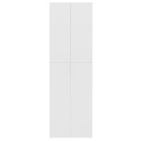 Miniatyr av produktbild för Kontorsskåp vit 60x32x190 cm konstruerat trä