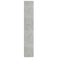Produktbild för Kontorsskåp betonggrå 60x32x190 cm konstruerat trä