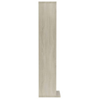 Produktbild för CD-hylla sonoma-ek 21x20x88 cm konstruerat trä