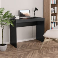 Produktbild för Skrivbord svart 90x40x72 cm konstruerat trä
