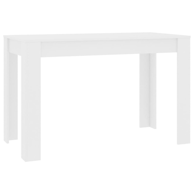 Produktbild för Matbord vit 120x60x76 cm spånskiva