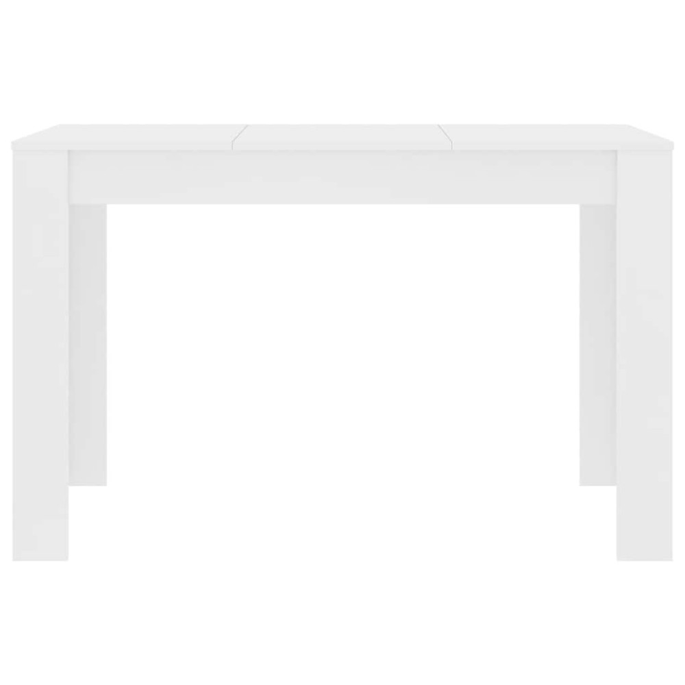 Produktbild för Matbord vit 120x60x76 cm konstruerat trä