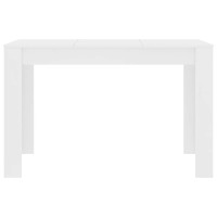 Produktbild för Matbord vit 120x60x76 cm konstruerat trä