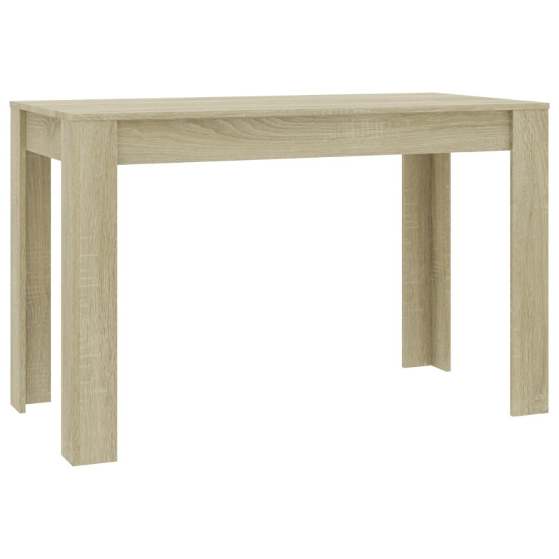 Produktbild för Matbord sonoma-ek 120x60x76 cm konstruerat trä