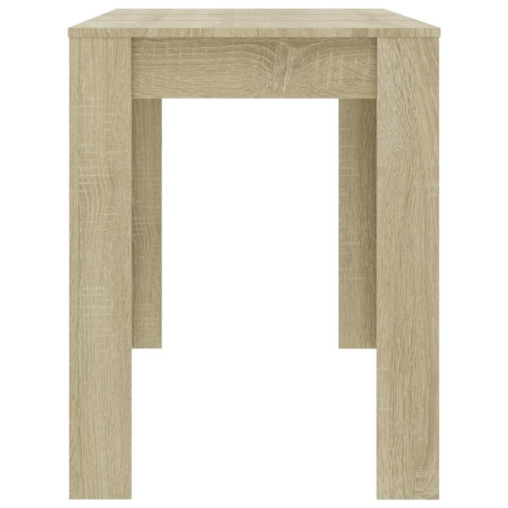 Produktbild för Matbord sonoma-ek 120x60x76 cm konstruerat trä