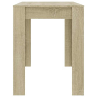 Produktbild för Matbord sonoma-ek 120x60x76 cm konstruerat trä