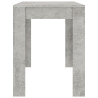 Miniatyr av produktbild för Matbord betonggrå 120x60x76 cm spånskiva