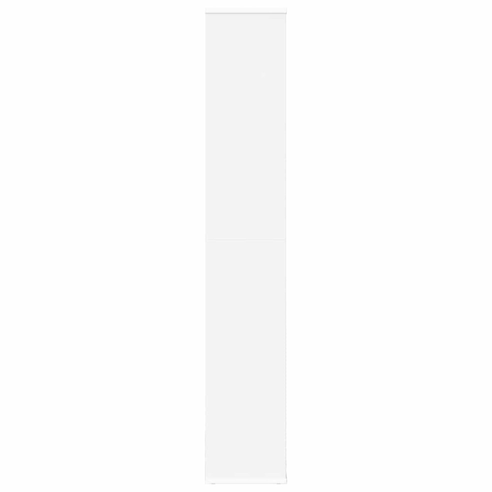 Produktbild för Rumsavdelare/bokhylla vit 100x24x140 cm konstruerat trä