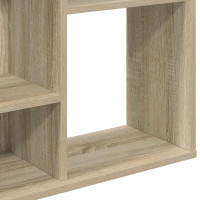 Produktbild för Rumsavdelare/bokhylla sonoma-ek 100x24x140 cm konstruerat trä