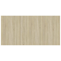 Produktbild för Matbord sonoma-ek 180x90x76 cm konstruerat trä