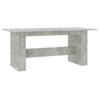 Miniatyr av produktbild för Matbord betonggrå 180x90x76 cm spånskiva