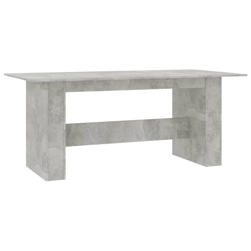 Produktbild för Matbord betonggrå 180x90x76 cm spånskiva