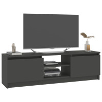 Produktbild för Tv-bänk grå 120x30x35,5 cm konstruerat trä