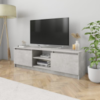 Produktbild för Tv-bänk betonggrå 120x30x35,5 cm konstruerat trä