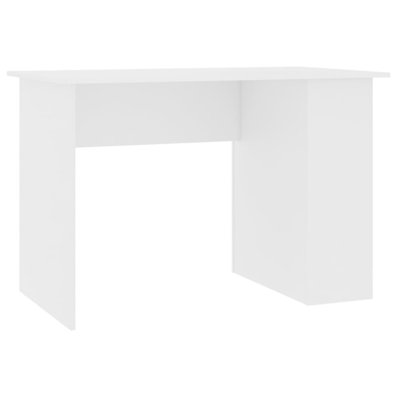 Produktbild för Skrivbord vit 110x60x73 cm konstruerat trä