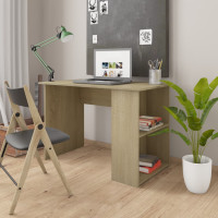 Produktbild för Skrivbord sonoma-ek 110x60x73 cm konstruerat trä