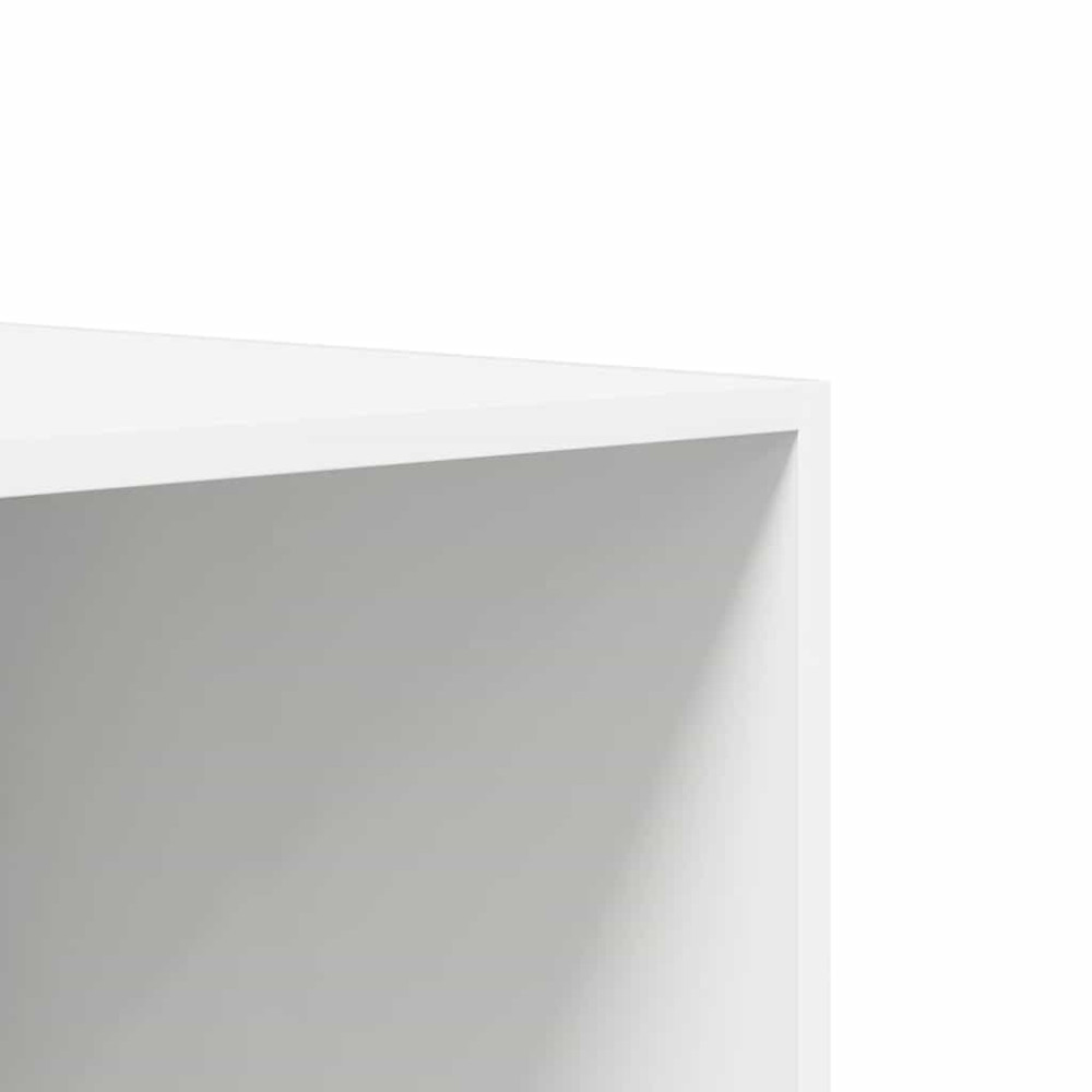 Produktbild för Garderob vit 100x50x200 cm konstruerat trä