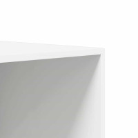 Produktbild för Garderob vit 100x50x200 cm konstruerat trä