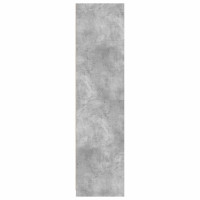 Produktbild för Garderob betonggrå 100x50x200 cm konstruerat trä