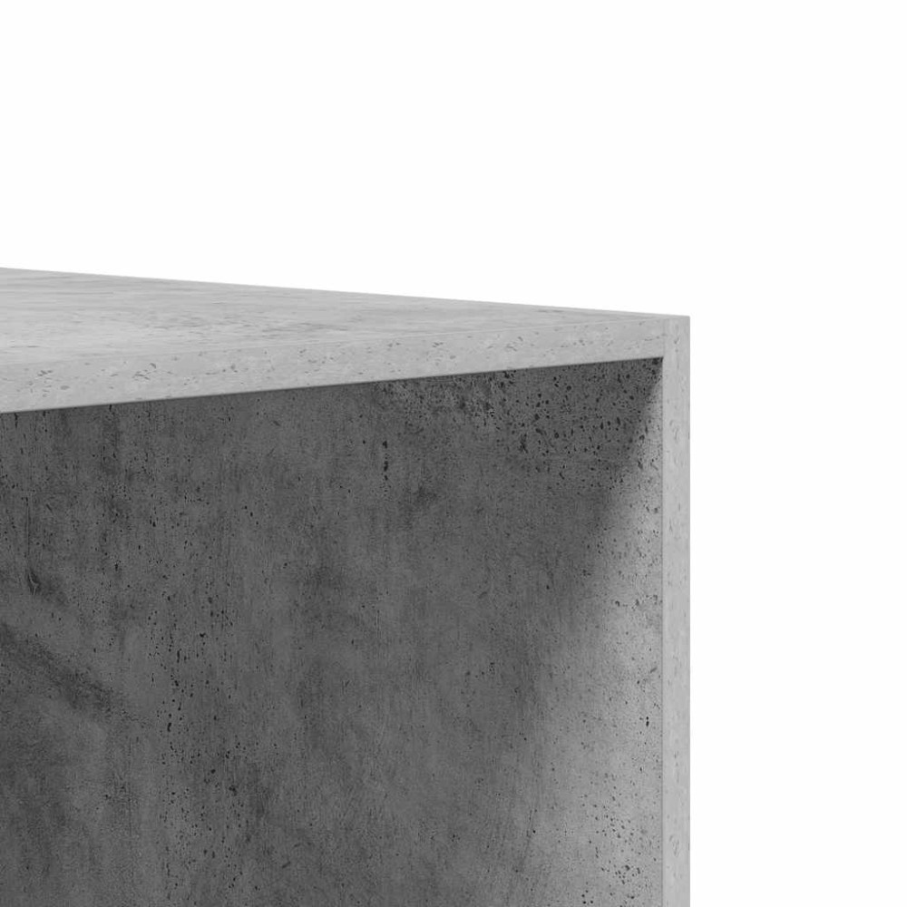 Produktbild för Garderob betonggrå 100x50x200 cm konstruerat trä